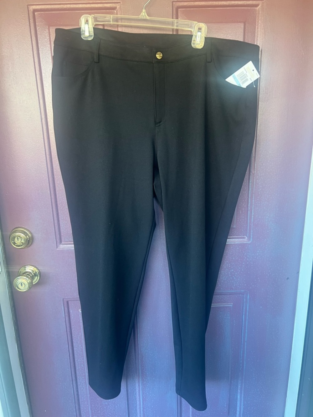 NWT Michael Michael Kors Black Dress Pants. Size 20W